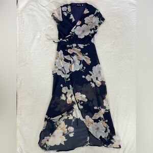 Floral High-Low Dress